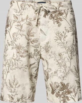 Mc Neal Shorts aus Leinen-Mix mit Eingrifftaschen in Beige, Gr&ouml;&szlig;e XXL