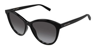 Saint Laurent SL 456 008 Womens Sunglasses Black Size 57