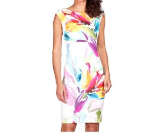 Frank Lyman Design Colorful Woven Dress In Multi