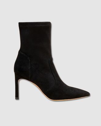 Mi-Mai Ophelia High Heel Point Toe Ankle Boot in Black at Nordstrom, Size 10