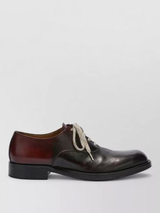 Dries Van Noten derby shoes two tone effect leather sole