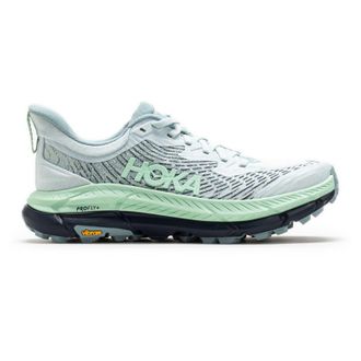 Hoka One One Hoka Mafate Speed 4 Textile Synthetic Womens Running Trainers - Droplet Mint Fluorite - Size:UK 5.5