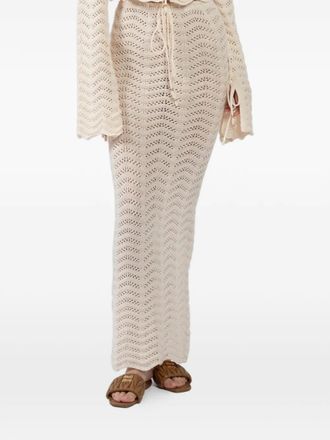 Bananhot Miana knitted skirt - White
