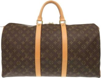 Louis Vuitton Pre-owned Weekend Bags, female, Brown, Size: ONE SIZE Pre-owned Canvas louis-vuitton-bags