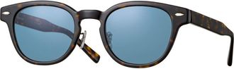 Eyevan 7285 Webb-FP DT Mens Sunglasses Tortoiseshell Size 49