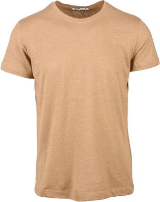 Daniele Alessandrini T-Shirts - Heren - T-shirts - Beige - L - Katoen - Tops