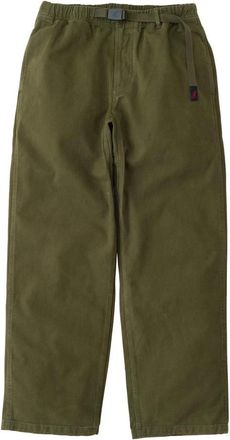 Gramicci Brushed Winter Twill Pant - Heren - Straight fit broeken - Groen - L - Katoen - Broeken