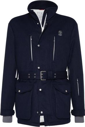Brunello Cucinelli Mountain safari jacket in Blue at Nordstrom, Size Xx-Large Eu
