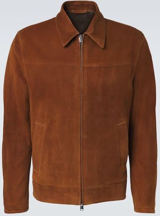 Brioni Blusa in suede