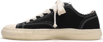 Miharayasuhiro PAST Sole 6 - Hole Low-top Sneaker Black A06FW502-BLK