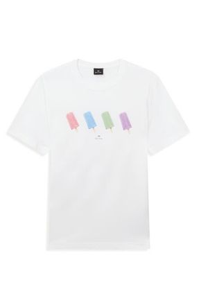 Paul Smith Lollies Graphic T-Shirt in White at Nordstrom, Size X-Large