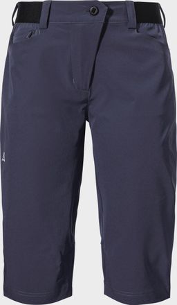 Sch&ouml;ffel 3/4-Hose SCH&Ouml;FFEL Capri Pants Style Keitele WMS, Damen, Gr. 34, Normalgr&ouml;ssen, blau (8820, blau), Oberstoff: 88% Polyester, 12% Elasthan, Hosen 3/4-Ho