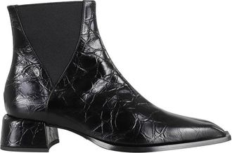 Giampaolo Viozzi Crocodile-Pattern Ankle Boots With Glossy Finish