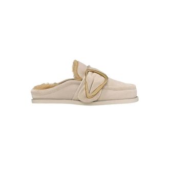 INUIKII Schoenen, Dames, Beige, 41 EU, Leer, Mule Soft