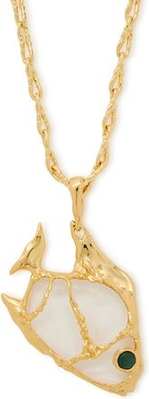 Alexis Bittar Alexis Bittar Angelfish 14kt Gold-plated Necklace - One Size