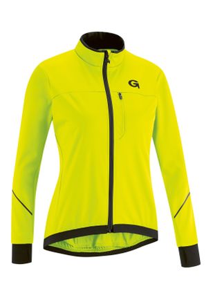Gonso Fahrradjacke GONSO SORBA, Damen, Gr. 34, gelb (neongelb), 100% Polyester, Jacken Fahrradjacke, Wasserabweisend und winddichtes Funktionsmaterial
