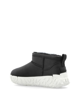 UGG Mens Classic Ultra Mini Wrap Tech Boots Black Shoes >