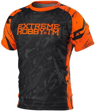 OEM Camiseta T&eacute;cnica Neo Block Para Hombre, Talla 2xl, Color Naranja