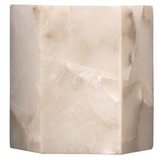 Jamie Young Co. Borealis 1-Light Alabaster Hexagon Wall Sconce in White at Nordstrom