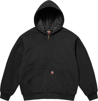 SUPREME x Dickies gewatteerde hoodie met rits - Zwart