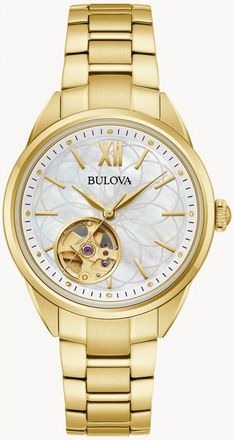 Bulova Sutton Dames Gouden Horloge 97L172