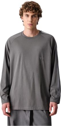 Yohji Yamamoto Long Sleeve Tops - Heren - Longsleeves - Grijs - M - Tops