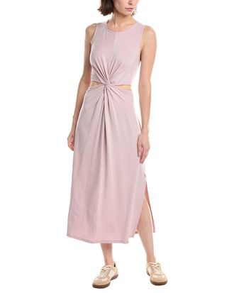 Beyond Yoga Around The World Front Twist Maxi Dress
