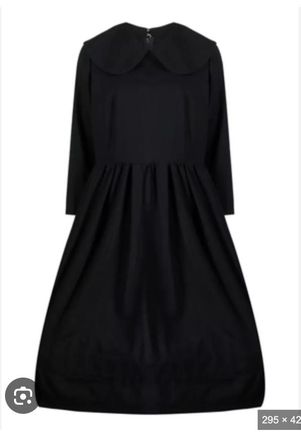 Comme Des Gar&ccedil;ons Comme Des Garcons Black Longsleeve Babydoll Dress Size S