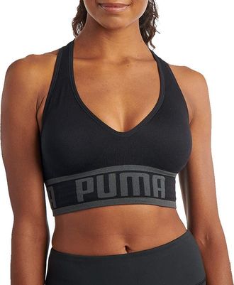 Puma Womens Puma Womens Original Apex Sports Bra, Puma Black, S UK