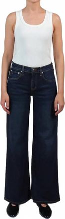 &Eacute;tica Romi French Wide Leg Pants In Storm Chaser
