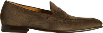 Kiton Suede Loafers - Heren - Loafers - Bruin - 44 EU - Leer - Schoenen