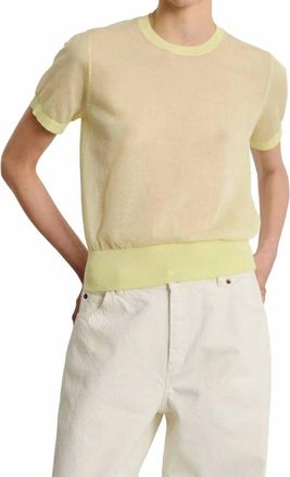 SOEUR Dua Top In Acid Yellow