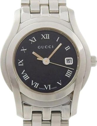 Gucci Pre-owned 5500L Polshorloge - Dames - Vintage Horloges - Zwart - ONE Size - Vintage