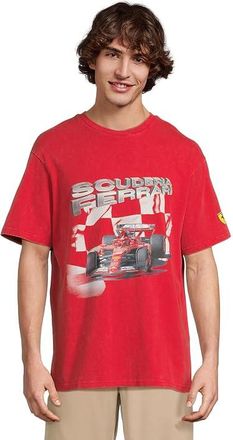 Puma Scuderia Ferrari Graphic T-Shirt Mens Clothing Rosso Corsa 2AH25 : 2XL, Cotton
