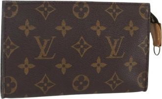 Louis Vuitton Pre-owned Clutches, female, Brown, Size: ONE SIZE Pre-owned Vintage Canvas Clutch