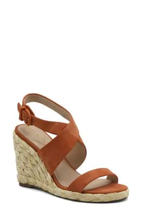 Charles by Charles David Russell Espadrille Wedge Sandal in Papaya-Ks at Nordstrom Rack, Size 8.5