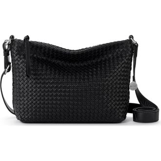 The Sak Melrose Crossbody Woven Leather Bag in Black Woven at Nordstrom