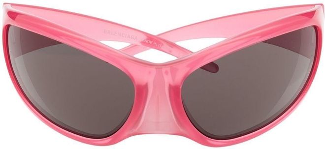 Skin XXL cat-eye sunglasses - unisex - Acetate - One Size - Pink