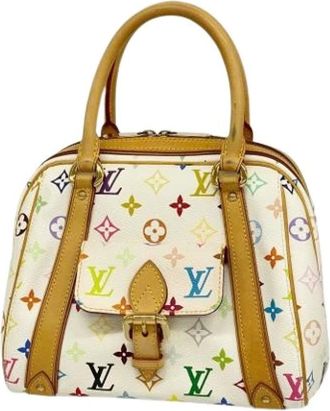 Louis Vuitton Pre-owned Handbags, female, White, Size: ONE SIZE Pre-owned Vintage Handbag