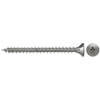 Fischer 200x Power-fast 5 X 30 Cabeza Avellanada Acero Inoxidable A2 Rosca Completa Ranura Cruzada Pz - 657210