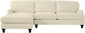 Ballard Designs Eton 2-Piece Left Arm Chaise Sectional - Bennett Lichen Crypton Home Performance - Ballard Designs