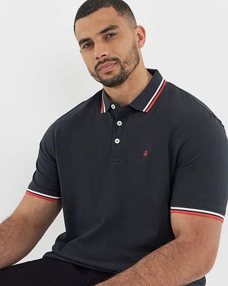 Jack & Jones Jack & Jones Premium Paulos Tipped Polo