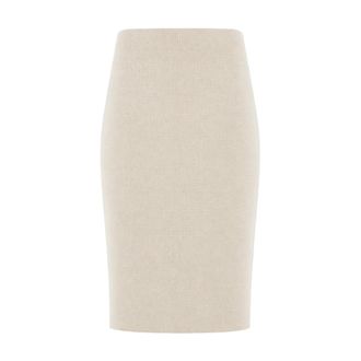 Fabiana Filippi Pencil Skirts, female, White, Size: M Pencil Skirt