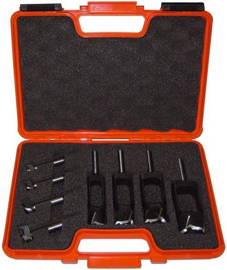 CMT 500.001.08 Estuche 4 Brocas Mango Cilindrico+4 Brocas Tapones
