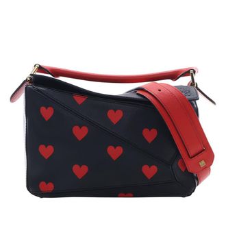 Loewe Pre-owned LOEWE Small Calfskin Heart Puzzle Satchel Ladies 9SPT37NBTVJ3GDD4