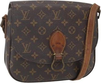 Louis Vuitton Pre-owned Cross Body Bags, female, Brown, Size: ONE SIZE Pre-owned Canvas Cross Body Bag