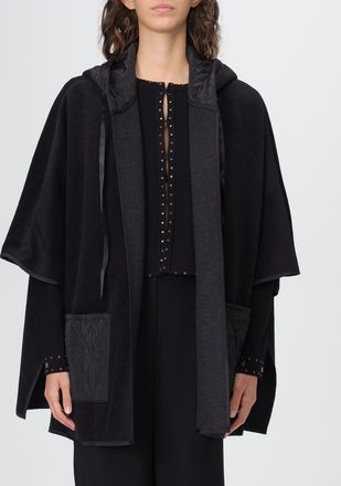 Twinset Mantella con cappuccio Twinset in misto viscosa