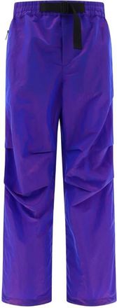 Burberry Belted Straight-Leg Trousers, Size X-Large