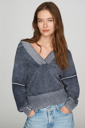Pilcro Cashmere Deep-V Sweater