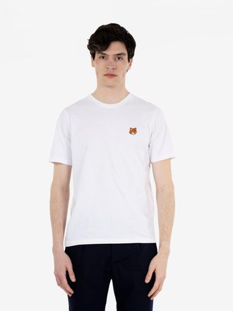 Maison Kitsun&eacute; Fox Head Regular Tee-Shirt white
